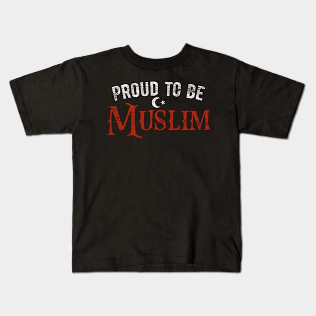 Muslim Islam Kids T-Shirt by Teeladen